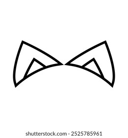 Cartoon eyes icon vector. Halloween eyes illustration sign. Eyes symbol or logo.