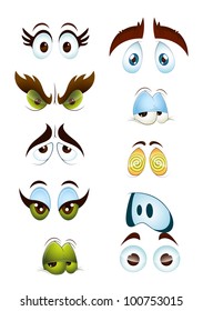 Cartoon Eyes Set