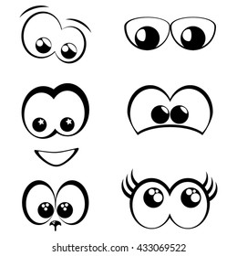 Female Cartoon Eyes Vector Art, Icons, and Graphics for Free Download