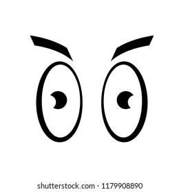 cartoon eyes. vector illustration