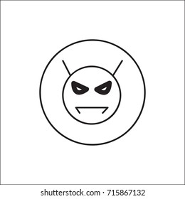 Cartoon face brutal