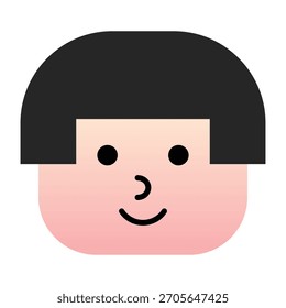 cartoon face character design element