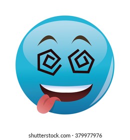 Cartoon face design 