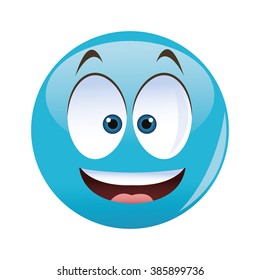 Cartoon face design 
