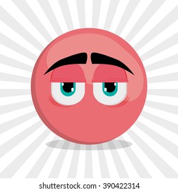 Cartoon face design 