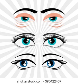 Cartoon face design 