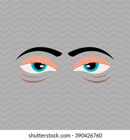 Cartoon face design 