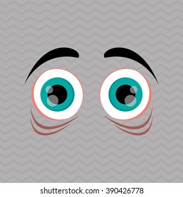 Cartoon face design 