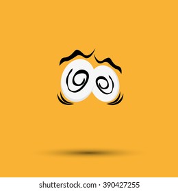 Cartoon face design 