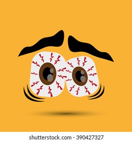 Cartoon face design 