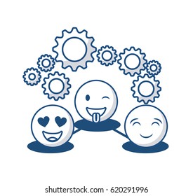 Cartoon face design