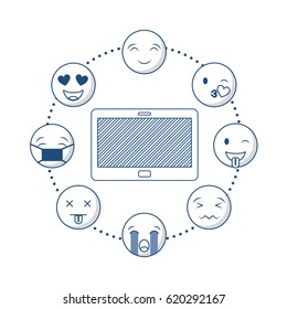 Cartoon face design