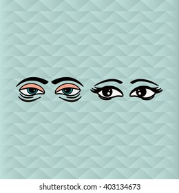 Cartoon face design , vector illustration
