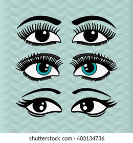 Cartoon face design , vector illustration