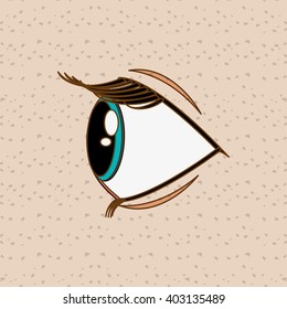 Cartoon face design , vector illustration