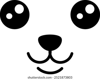 Cara de dibujos animados para diseñar su obra de arte.