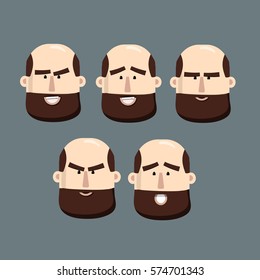 Cartoon face of emotions