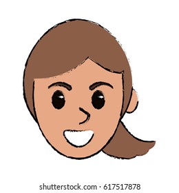 cartoon face female comic image