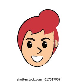 cartoon face female comic image