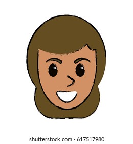 cartoon face female comic image