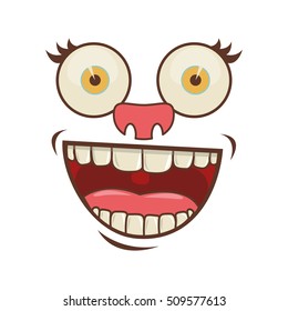 cartoon face icon