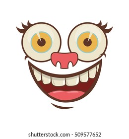 cartoon face icon