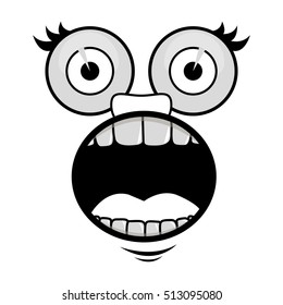 cartoon face icon