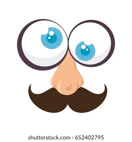 cartoon face icon