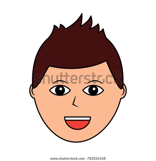 Cartoon Face Man Male Character Person Stock Vector (Royalty Free ...