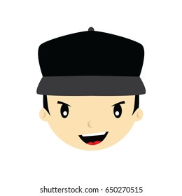 cartoon face vector art