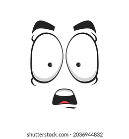 Cartoon Face Vector Icon Surprised Funny Stock Vector (Royalty Free ...