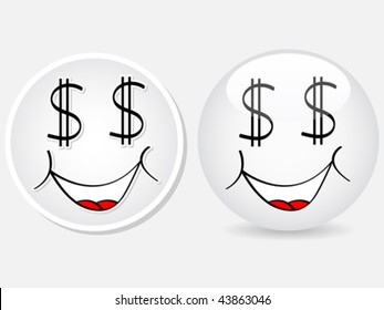 cartoon face vector illustration