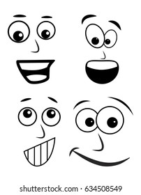 Similar Images, Stock Photos & Vectors of Cartoon faces for humor or