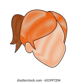 cartoon face woman happy laughing image