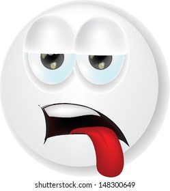 Cartoon faces with emotions 