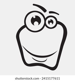 Cartoon faces. Expressive eyes and mouth, smiling, crying and surprised character face expressions. Caricature comic emotions or emoticon doodle. Isolated vector illustration icons 