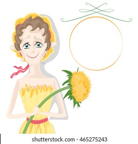 cartoon Fairy dandelion