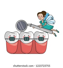 cartoon fairy dental care cartoon