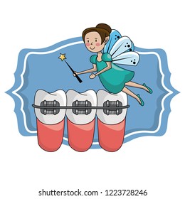 cartoon fairy dental care