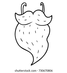 cartoon fake beard