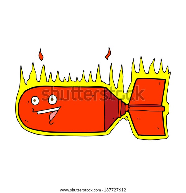 Cartoon Falling Bomb Stock Vector (royalty Free) 187727612 