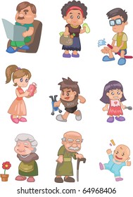 cartoon family