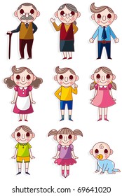 cartoon family icon