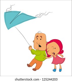 cartoon, family, relationships situation