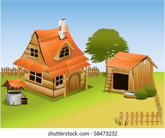 Cartoon farm