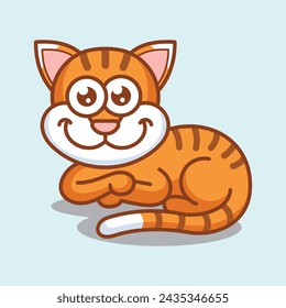 Cartoon Farm barn domestic animal for education kids children vector design art