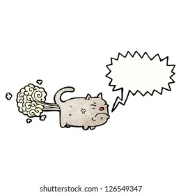 cartoon farting cat