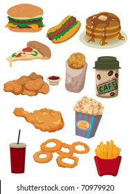 cartoon fast food icon