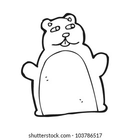 cartoon fat bear