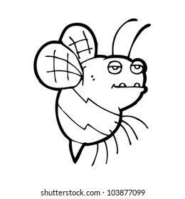 abeja gorda de dibujos animados